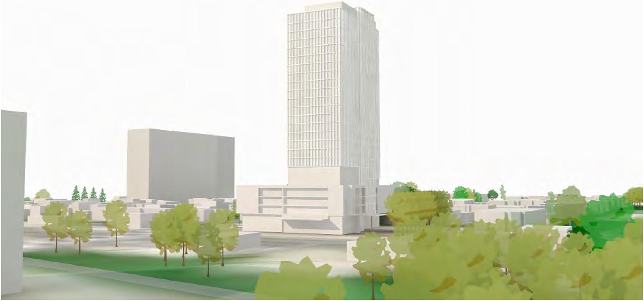 Rendering of building from page 47 of the file '2024-07-22 - UDRP Report - D02-02-24-0028'
