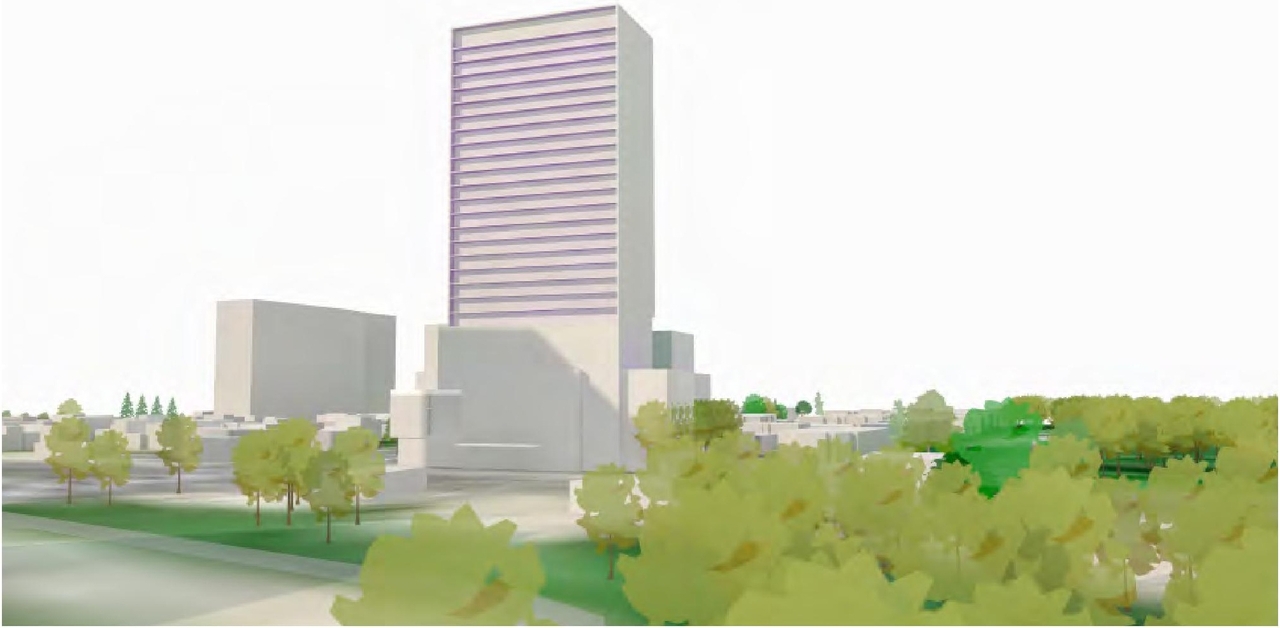 Rendering of building from page 47 of the file '2024-07-22 - UDRP Report - D02-02-24-0028'