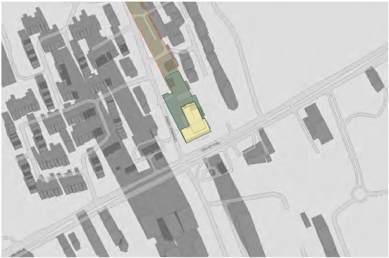 Construction site plan for project from page 58 of the file '2024-07-22 - UDRP Report - D02-02-24-0028'
