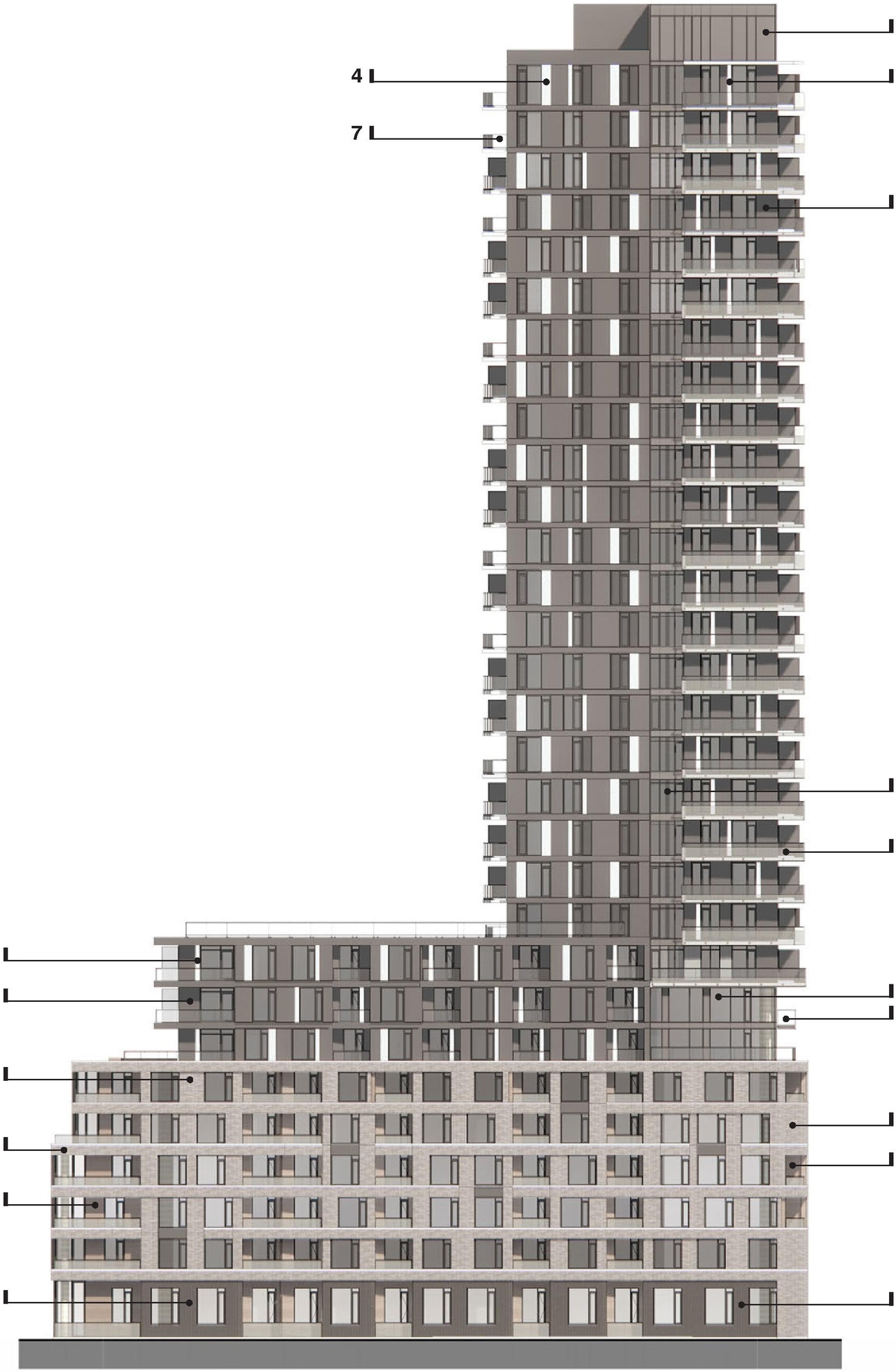 Rendering of building from page 39 of the file '2025-01-24 - Response to UDRP Recommendations - D02-02-24-0032'