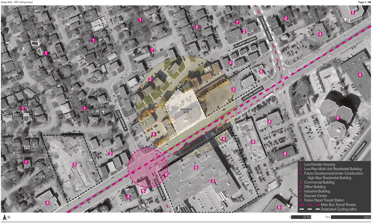 Construction site plan for project from page 4 of the file '2025-01-24 - Design Brief - D02-02-24-0032'