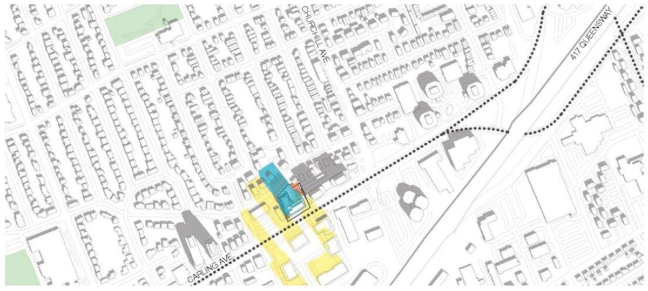 Construction site plan for project from page 34 of the file '2025-01-24 - Design Brief - D02-02-24-0032'