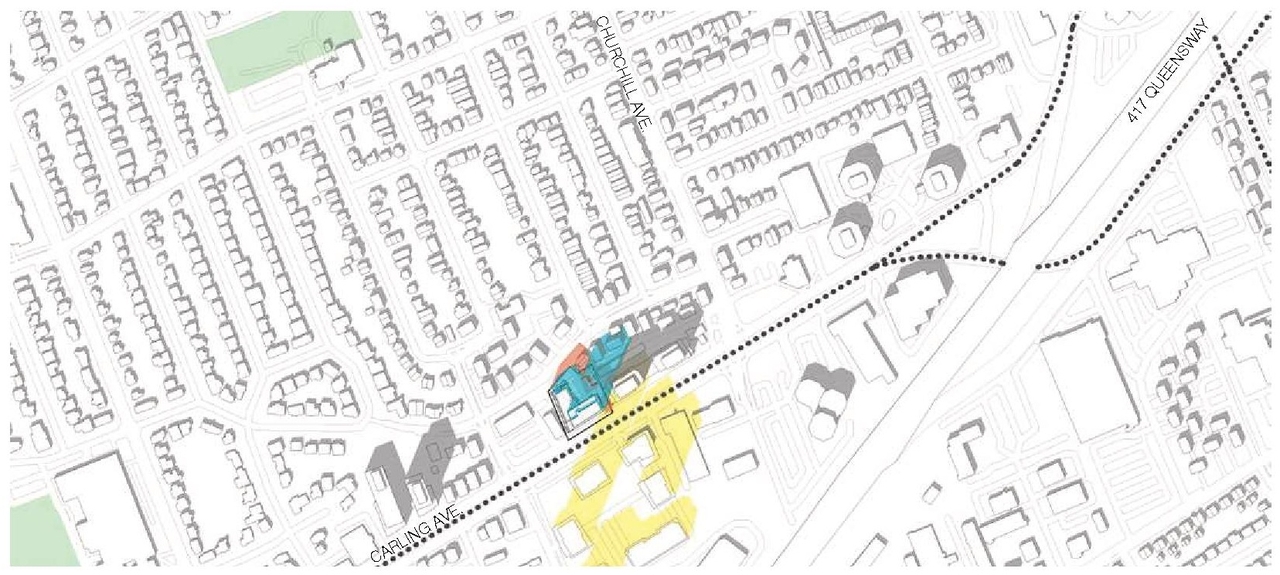 Construction site plan for project from page 34 of the file '2025-01-24 - Design Brief - D02-02-24-0032'