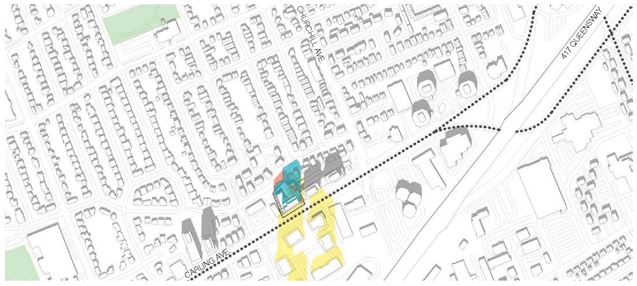 Construction site plan for project from page 34 of the file '2025-01-24 - Design Brief - D02-02-24-0032'