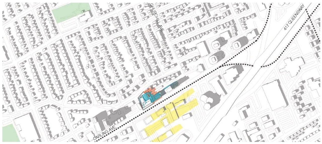 Construction site plan for project from page 35 of the file '2025-01-24 - Design Brief - D02-02-24-0032'