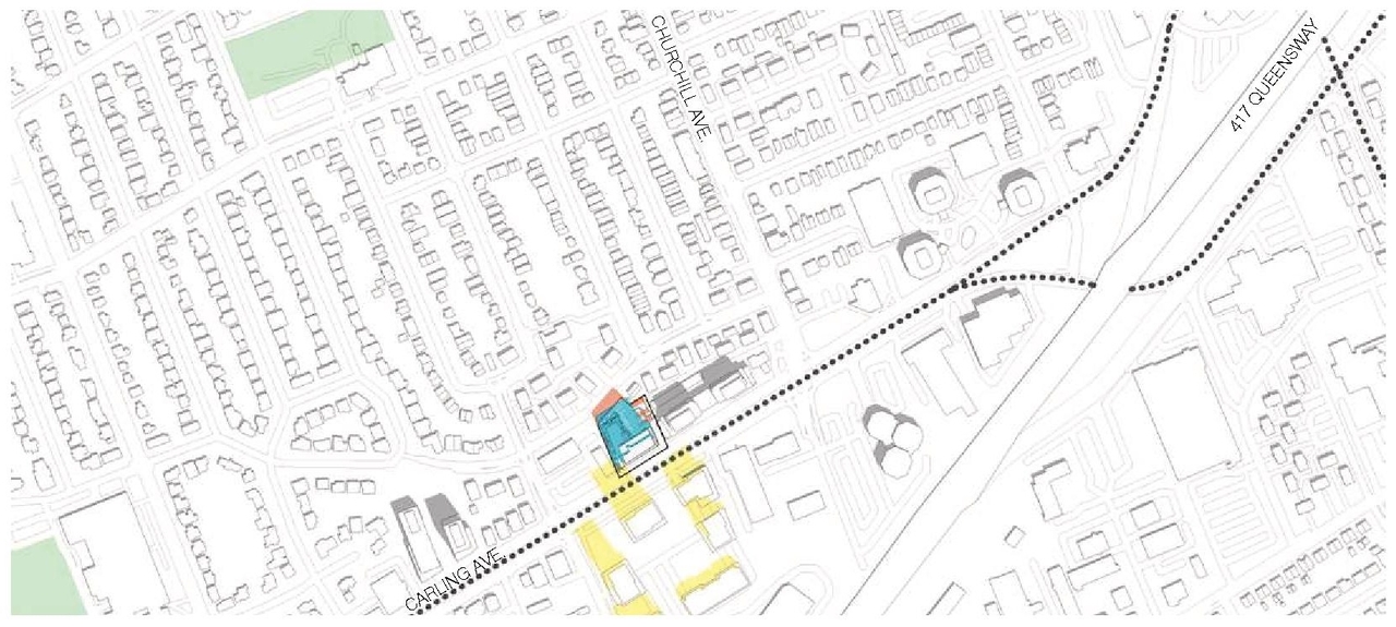 Construction site plan for project from page 35 of the file '2025-01-24 - Design Brief - D02-02-24-0032'