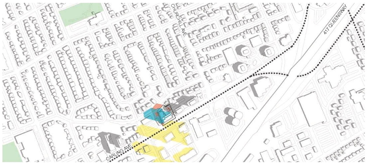 Construction site plan for project from page 35 of the file '2025-01-24 - Design Brief - D02-02-24-0032'