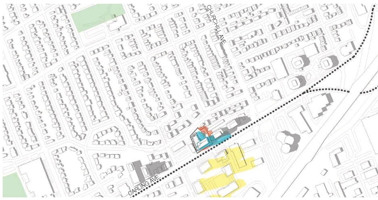 Construction site plan for project from page 36 of the file '2025-01-24 - Design Brief - D02-02-24-0032'