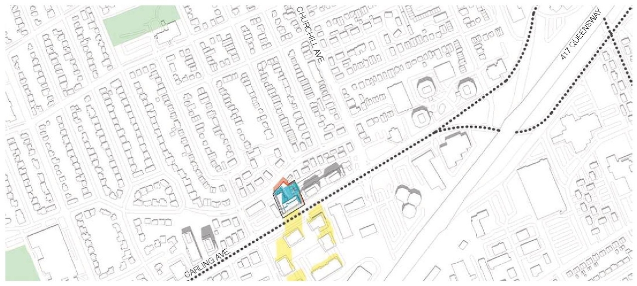 Construction site plan for project from page 36 of the file '2025-01-24 - Design Brief - D02-02-24-0032'