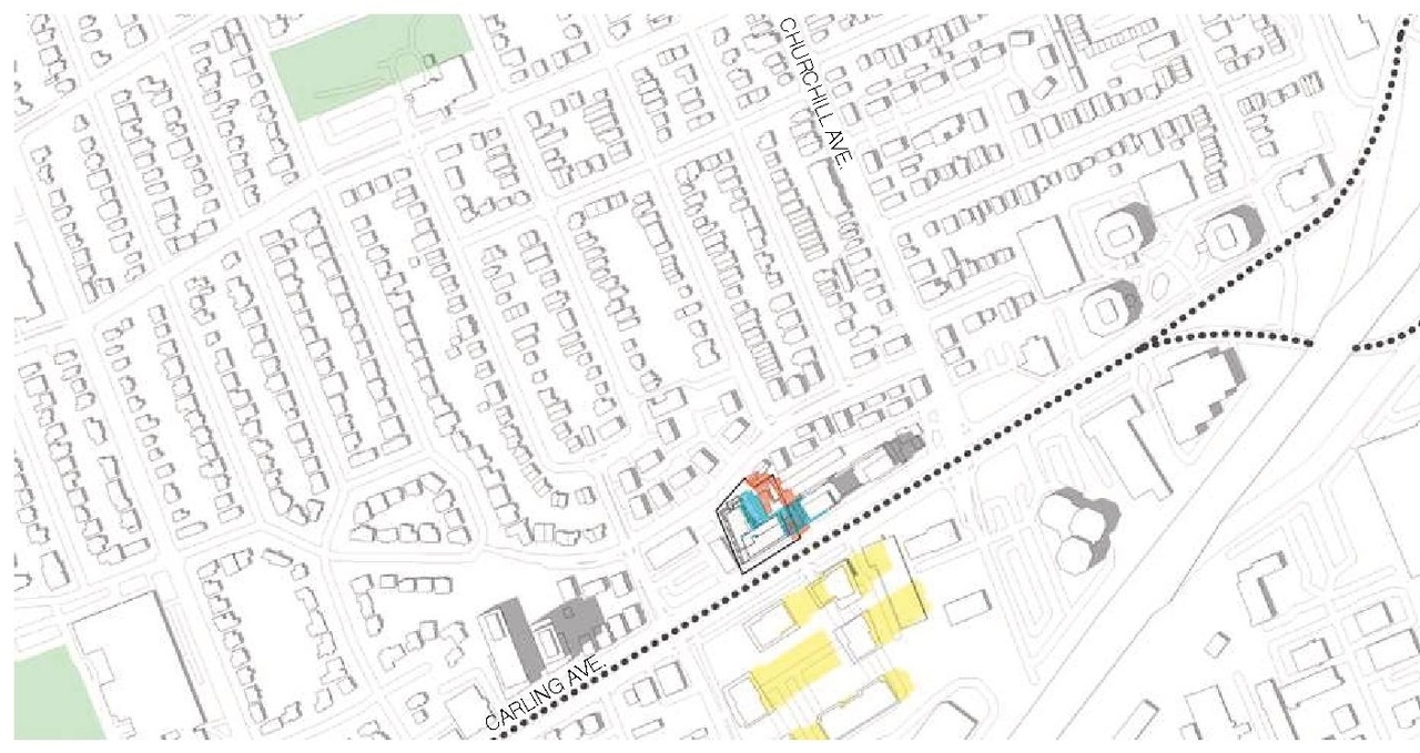 Construction site plan for project from page 36 of the file '2025-01-24 - Design Brief - D02-02-24-0032'