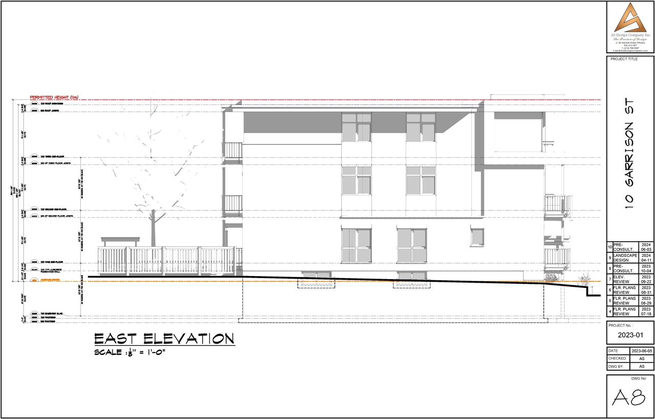 Rendering of building from page 4 of the file '2024-08-08 - Site Plan, Elevations and Renderings - D02-02-24-0036'