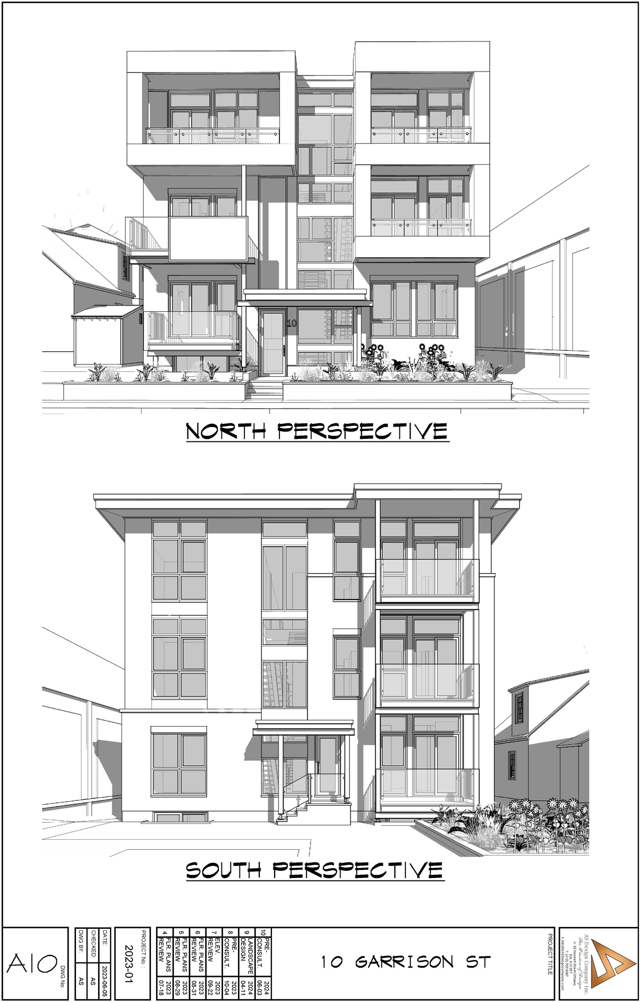 Rendering of building from page 6 of the file '2024-08-08 - Site Plan, Elevations and Renderings - D02-02-24-0036'