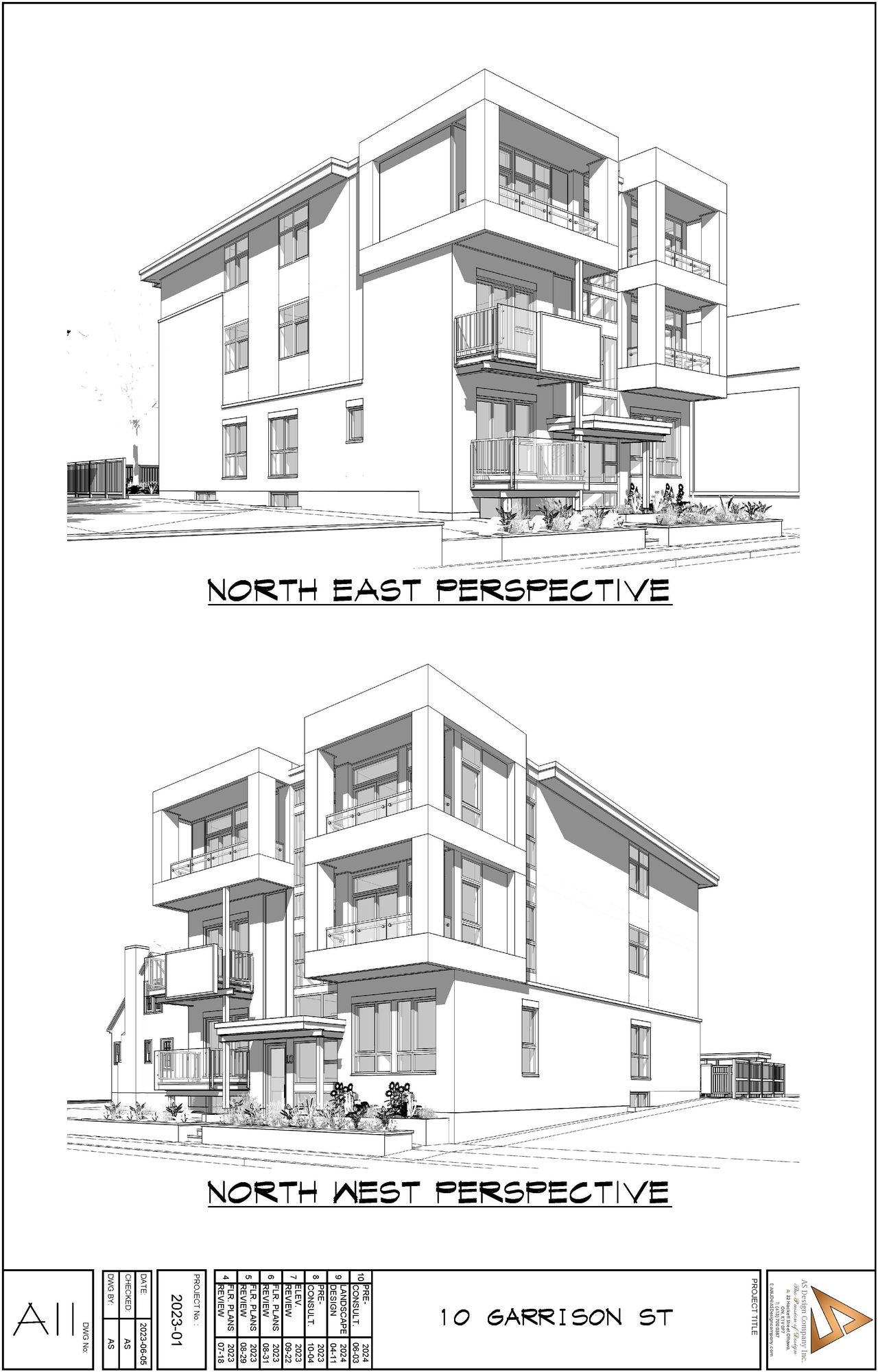 Rendering of building from page 7 of the file '2024-08-08 - Site Plan, Elevations and Renderings - D02-02-24-0036'