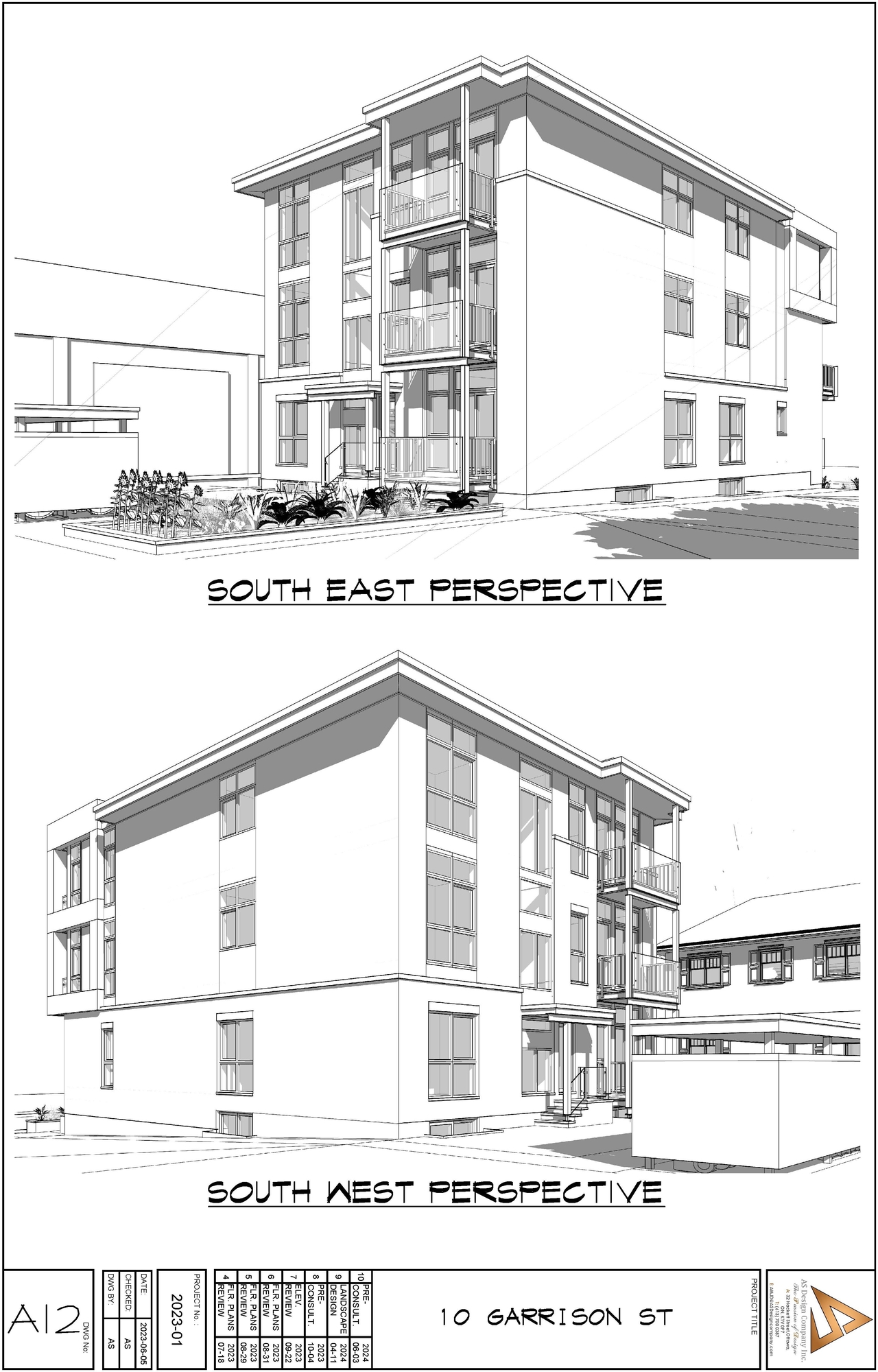 Rendering of building from page 8 of the file '2024-08-08 - Site Plan, Elevations and Renderings - D02-02-24-0036'