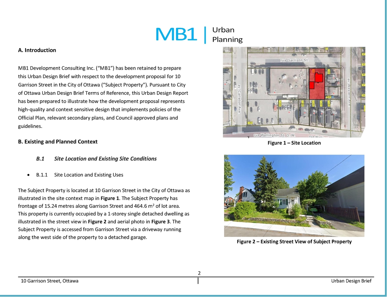 Construction site plan for project from page 2 of the file '2024-08-08 - Urban Design Brief - D02-02-24-0036'