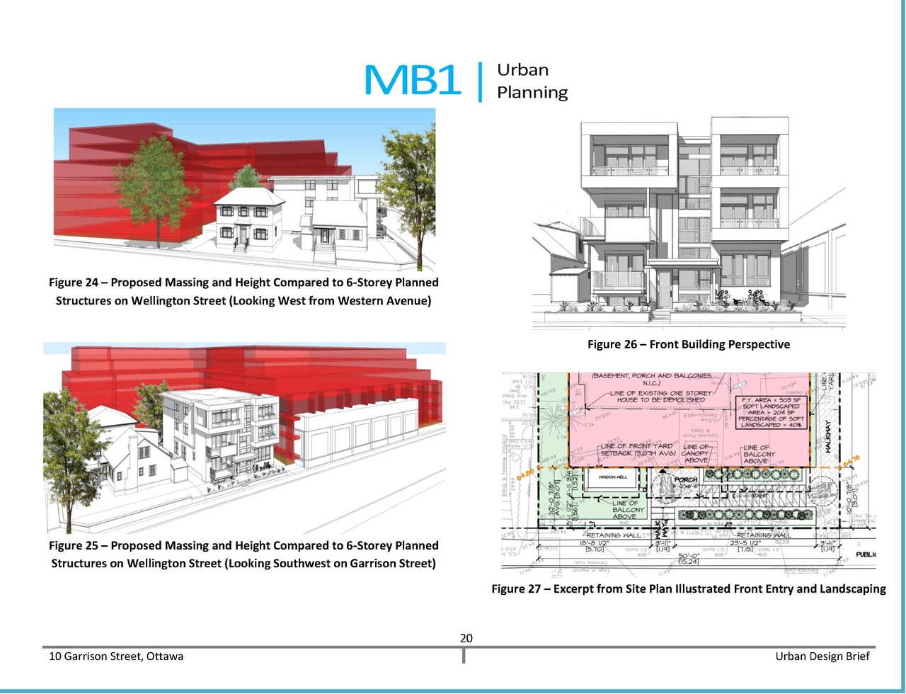 Rendering of building from page 20 of the file '2024-08-08 - Urban Design Brief - D02-02-24-0036'