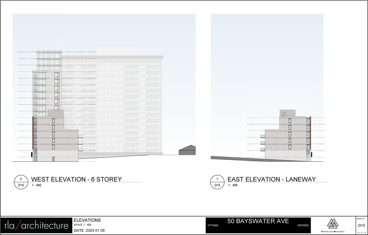 Rendering of building from page 29 of the file '2024-08-09 - Urban Design Review Panel Report - D02-02-24-0038'