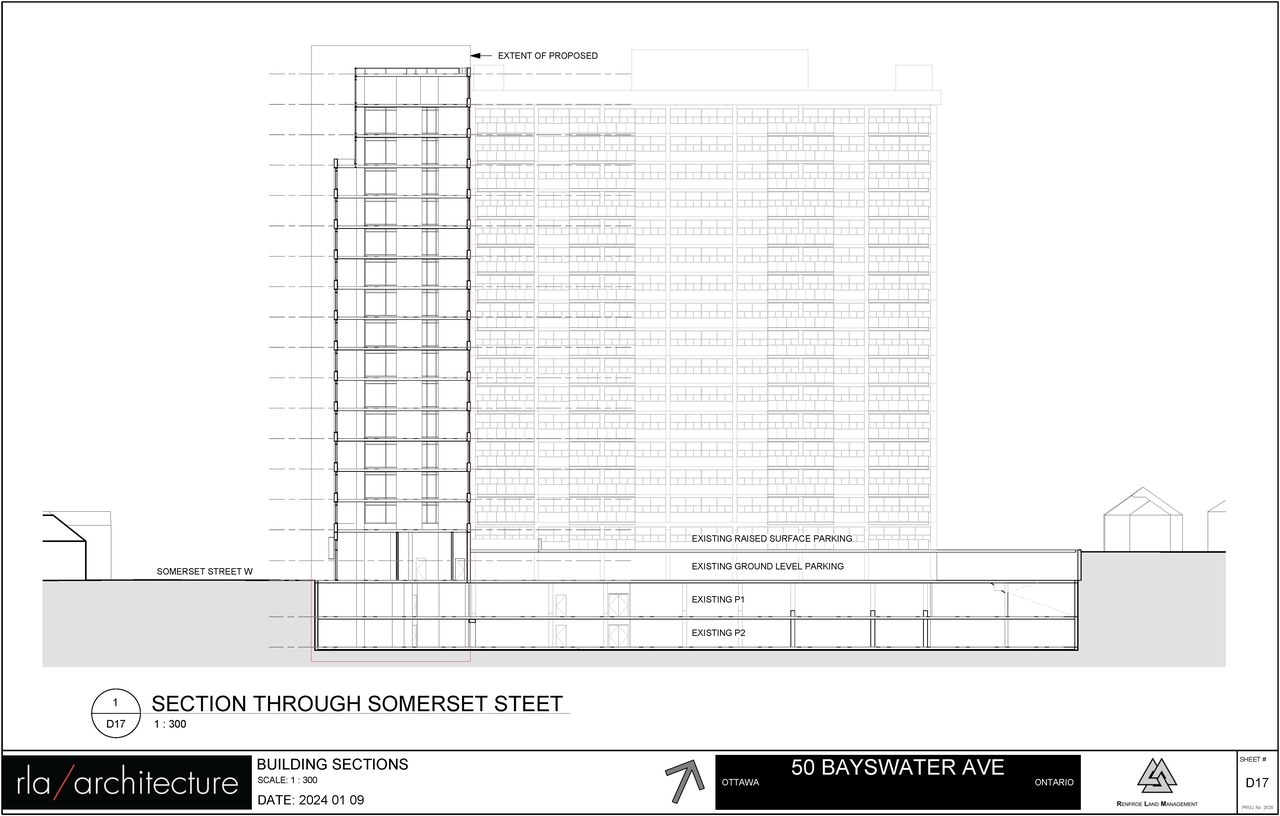 Construction site plan for project from page 31 of the file '2024-08-09 - Urban Design Review Panel Report - D02-02-24-0038'