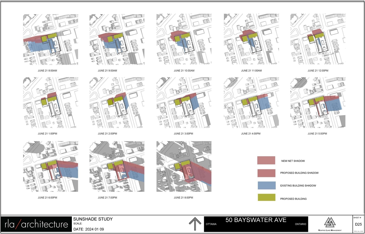 Construction site plan for project from page 39 of the file '2024-08-09 - Urban Design Review Panel Report - D02-02-24-0038'