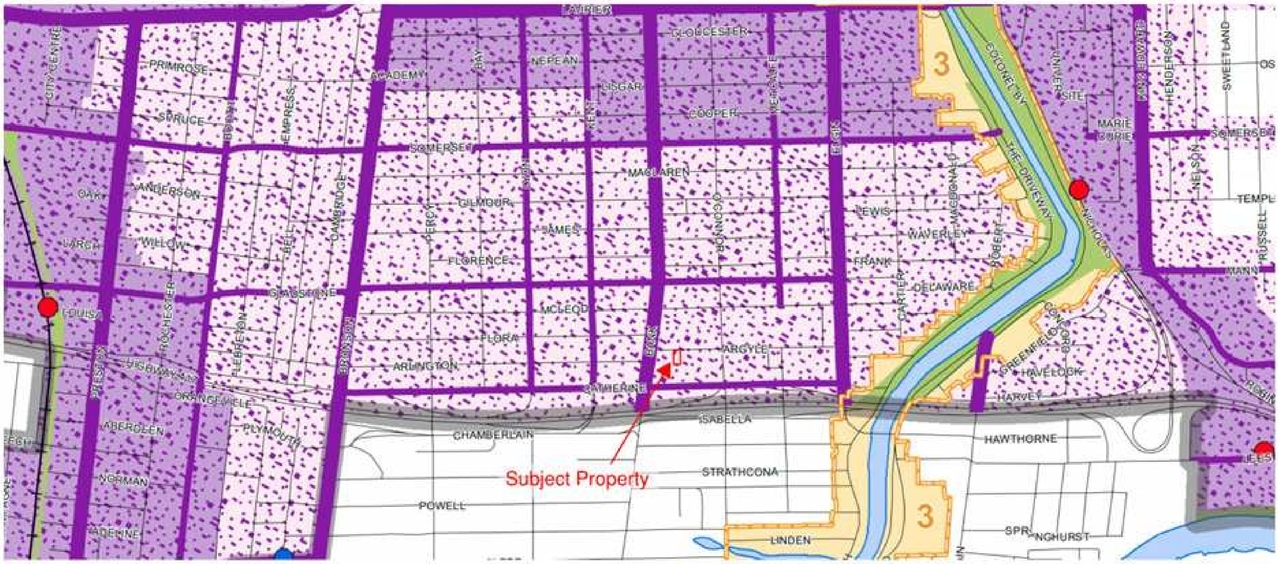 Construction site plan for project from page 14 of the file '2024-09-19 - Urban Design Review Panel Report - D02-02-24-0051'