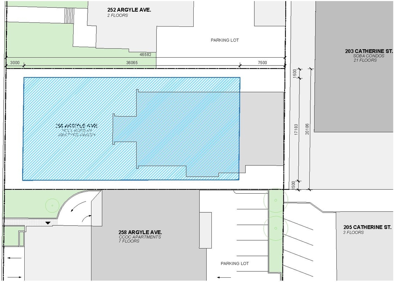 Construction site plan for project from page 31 of the file '2024-09-19 - Urban Design Review Panel Report - D02-02-24-0051'