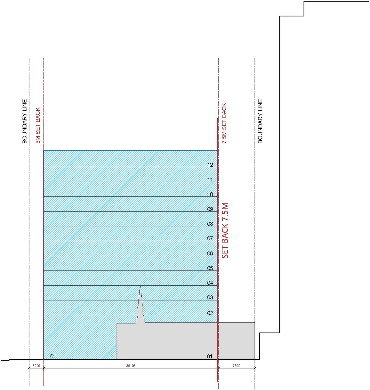 Construction site plan for project from page 31 of the file '2024-09-19 - Urban Design Review Panel Report - D02-02-24-0051'