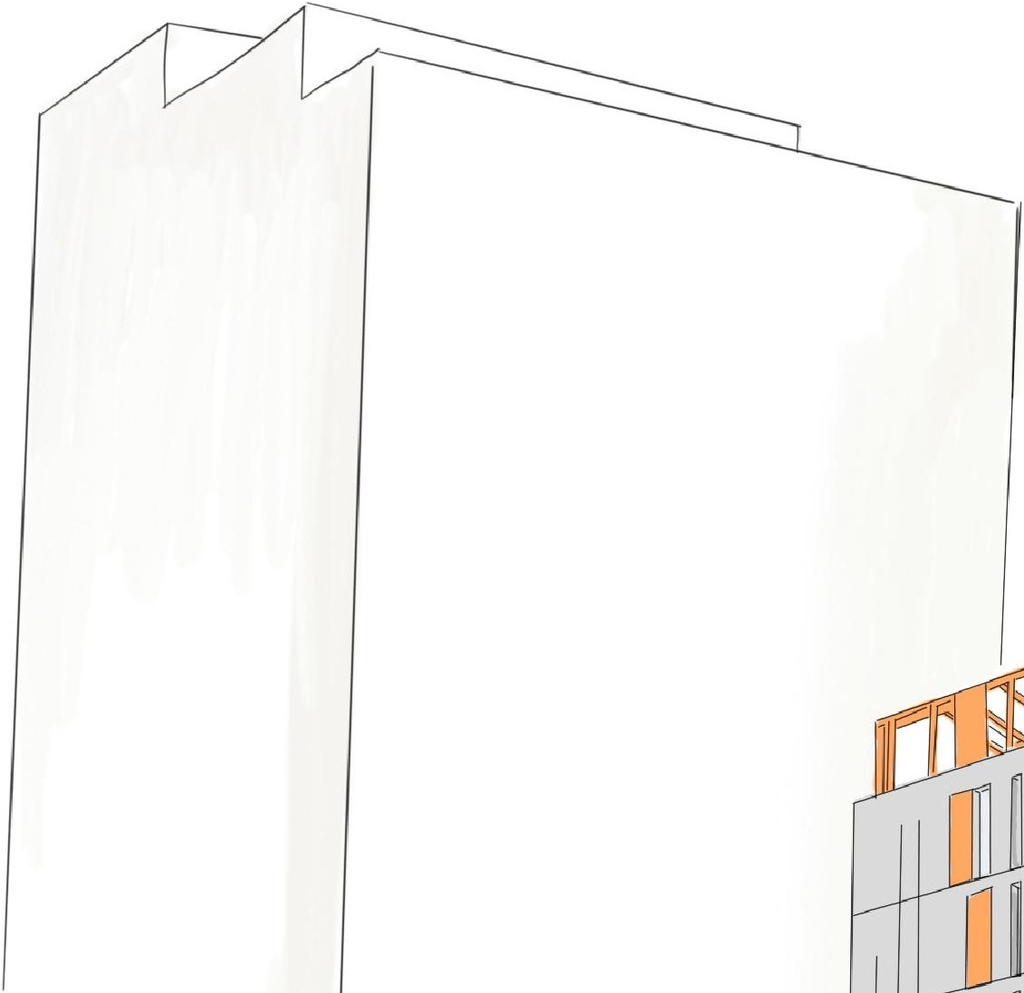 Rendering of building from page 49 of the file '2024-09-19 - Urban Design Review Panel Report - D02-02-24-0051'