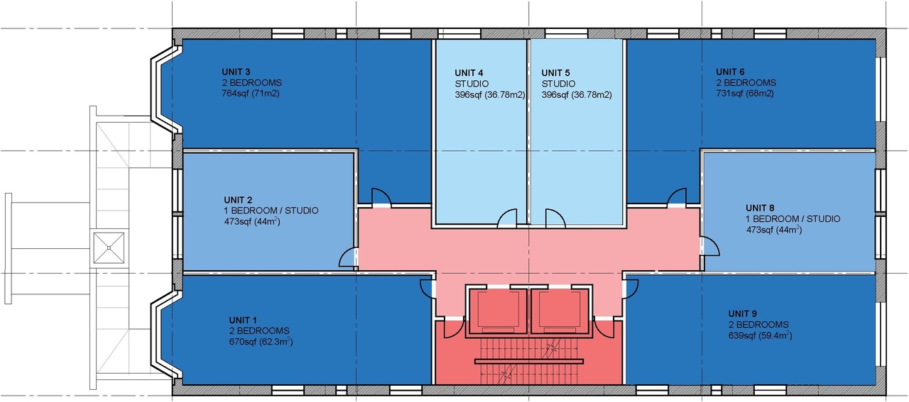 Floor plan for project from page 56 of the file '2024-09-19 - Urban Design Review Panel Report - D02-02-24-0051'
