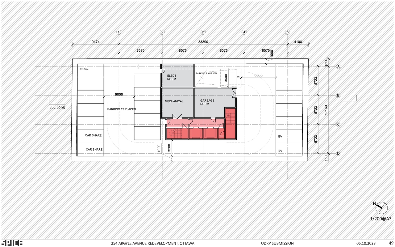 Construction site plan for project from page 58 of the file '2024-09-19 - Urban Design Review Panel Report - D02-02-24-0051'