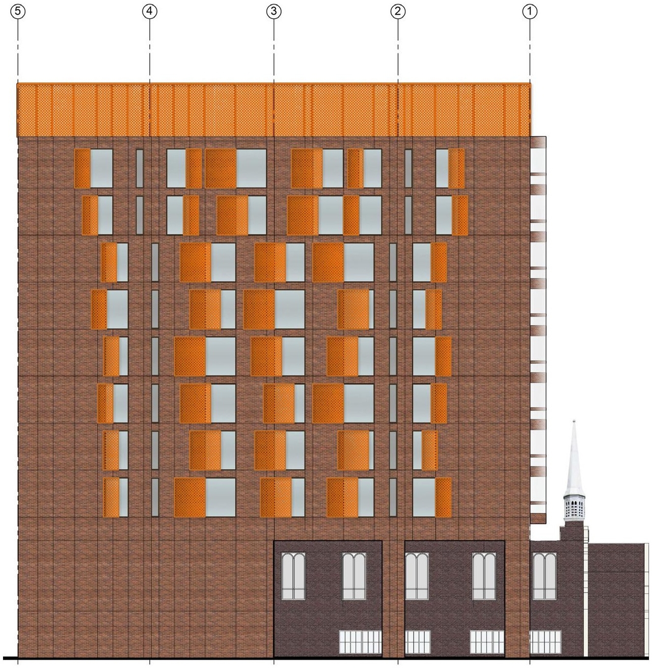 Rendering of building from page 63 of the file '2024-09-19 - Urban Design Review Panel Report - D02-02-24-0051'