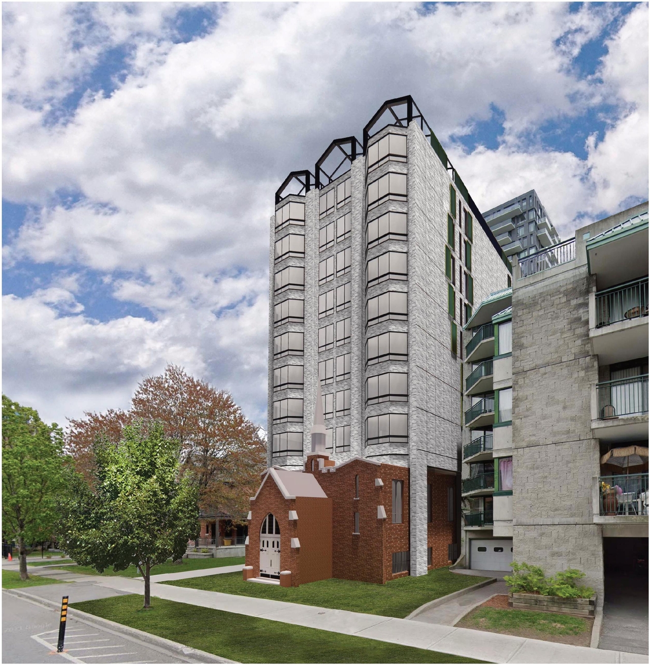 Rendering of building from page 69 of the file '2024-09-19 - Urban Design Review Panel Report - D02-02-24-0051'