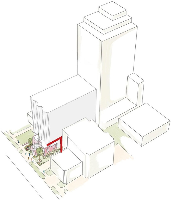 Rendering of building from page 80 of the file '2024-09-19 - Urban Design Review Panel Report - D02-02-24-0051'