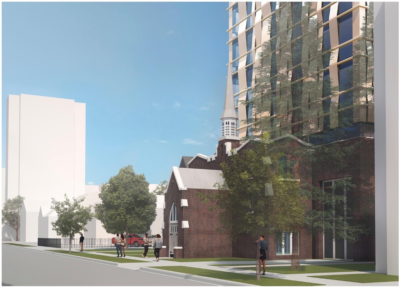 Rendering of building from page 82 of the file '2024-09-19 - Urban Design Review Panel Report - D02-02-24-0051'