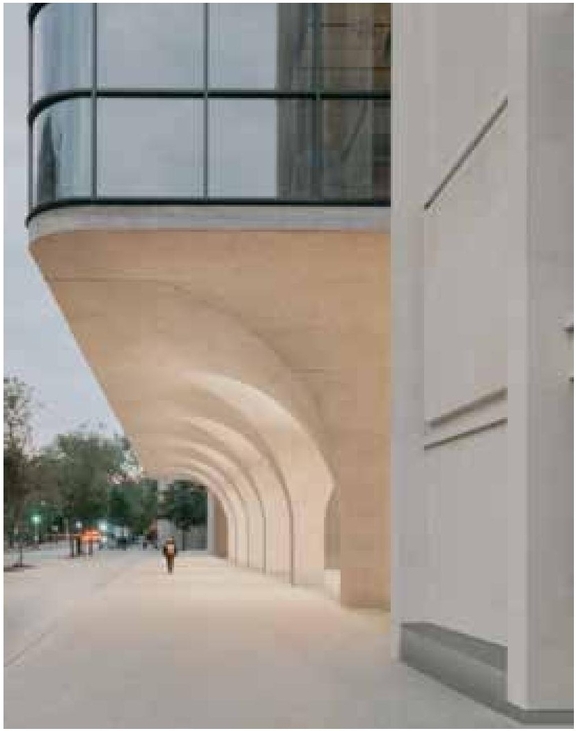 Rendering of building from page 11 of the file '2025-01-17 - Urban Design Brief - D02-02-24-0058'