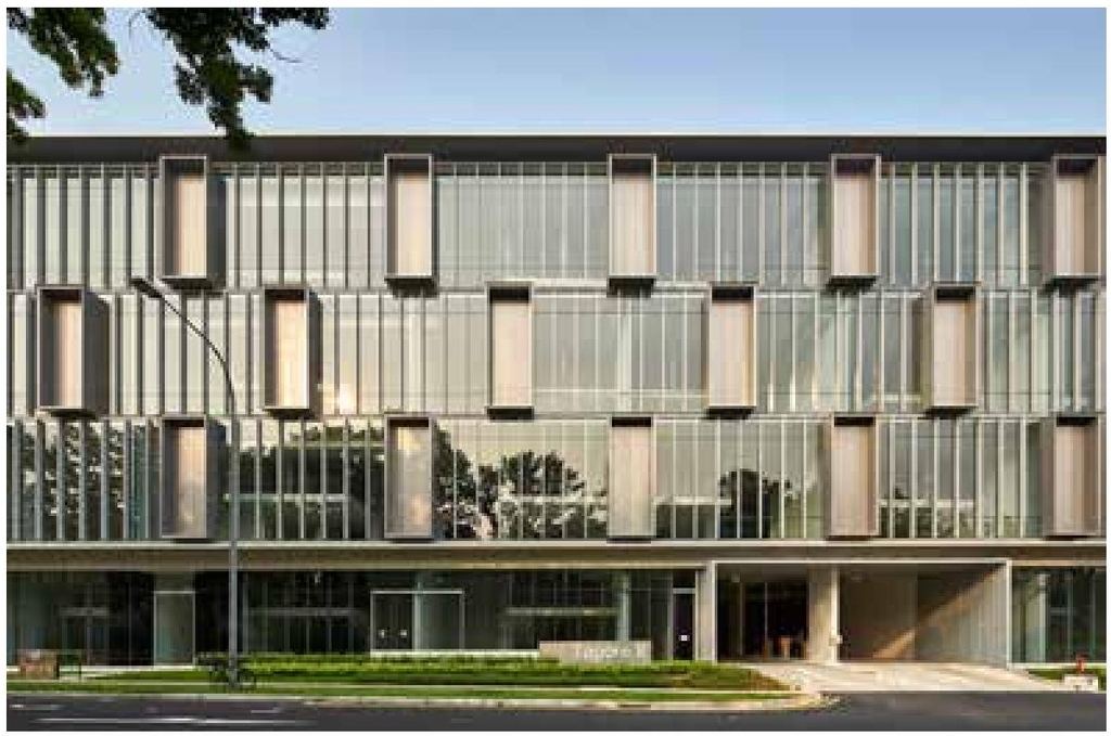 Rendering of building from page 12 of the file '2025-01-17 - Urban Design Brief - D02-02-24-0058'