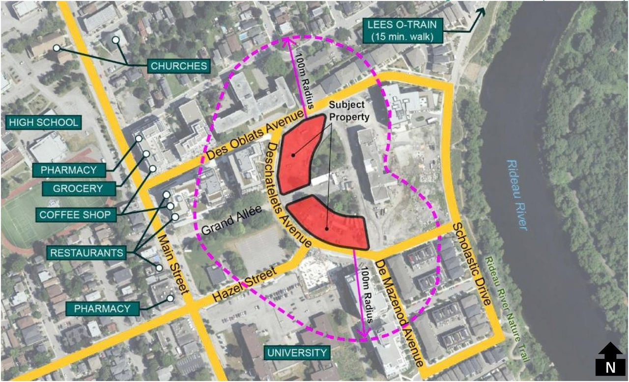 Construction site plan for project from page 10 of the file '2024-12-23 - Urban Design Brief - D02-02-24-0062'