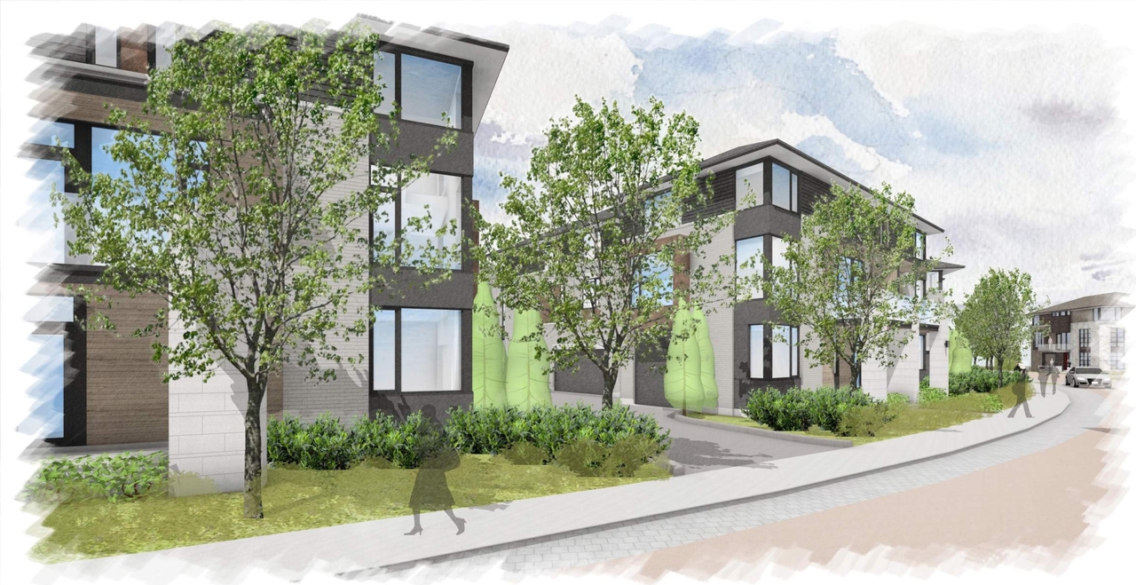 Rendering of building from page 50 of the file '2024-12-23 - Urban Design Brief - D02-02-24-0062'