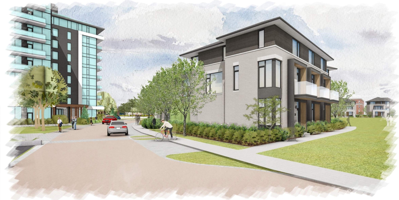 Rendering of building from page 54 of the file '2024-12-23 - Urban Design Brief - D02-02-24-0062'