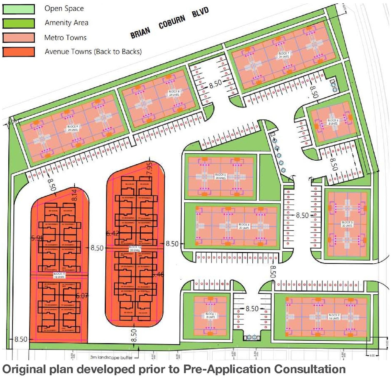 Construction site plan for project from page 25 of the file '2024-12-10 - Urban Design Brief - D02-02-24-0077'