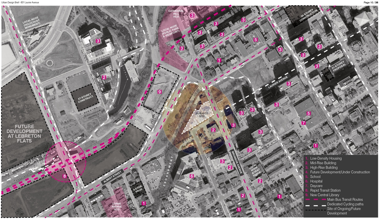 Construction site plan for project from page 10 of the file '2024-12-18 - Urban Design Brief - D02-02-24-0079'