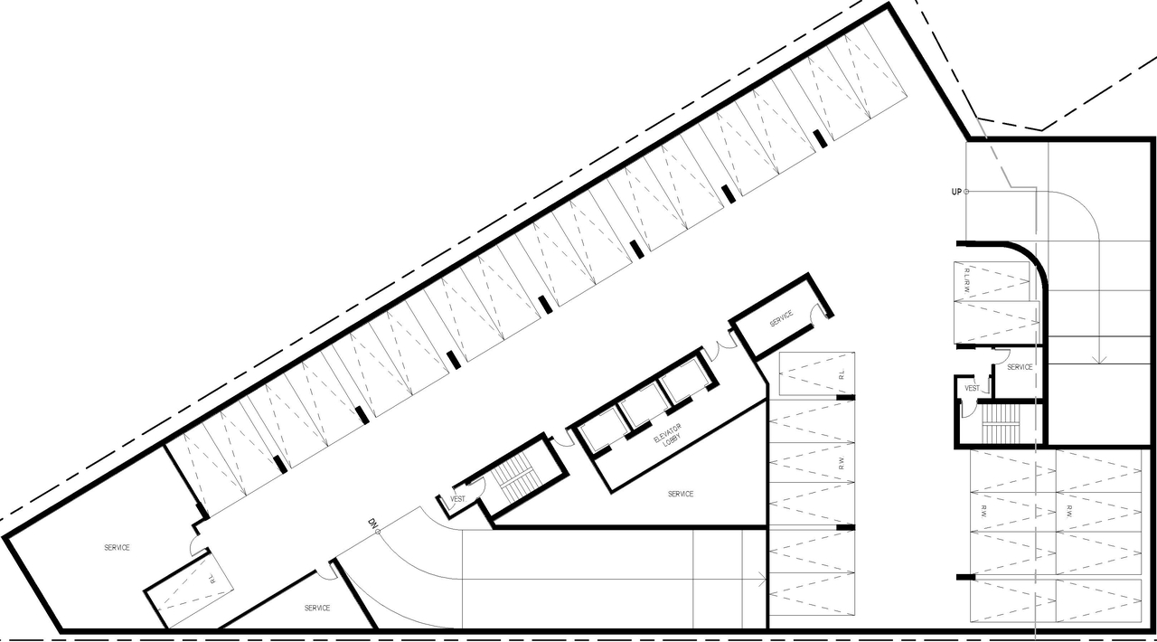 Floor plan for project from page 25 of the file '2024-12-18 - Urban Design Brief - D02-02-24-0079'