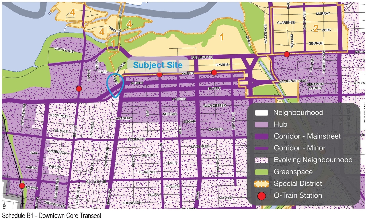 Construction site plan for project from page 4 of the file '2025-11-26 - UDRP Report - D02-02-24-0079'