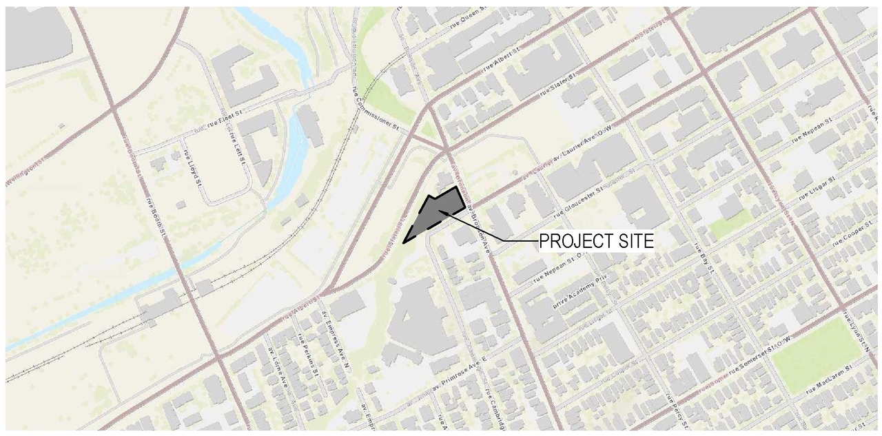 Construction site plan for project from page 10 of the file '2025-11-26 - UDRP Report - D02-02-24-0079'