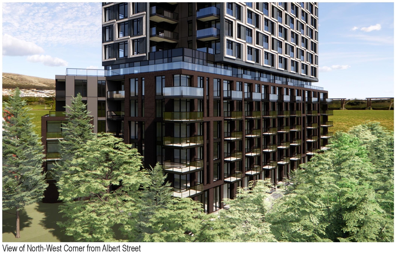 Rendering of building from page 12 of the file '2025-11-26 - UDRP Report - D02-02-24-0079'