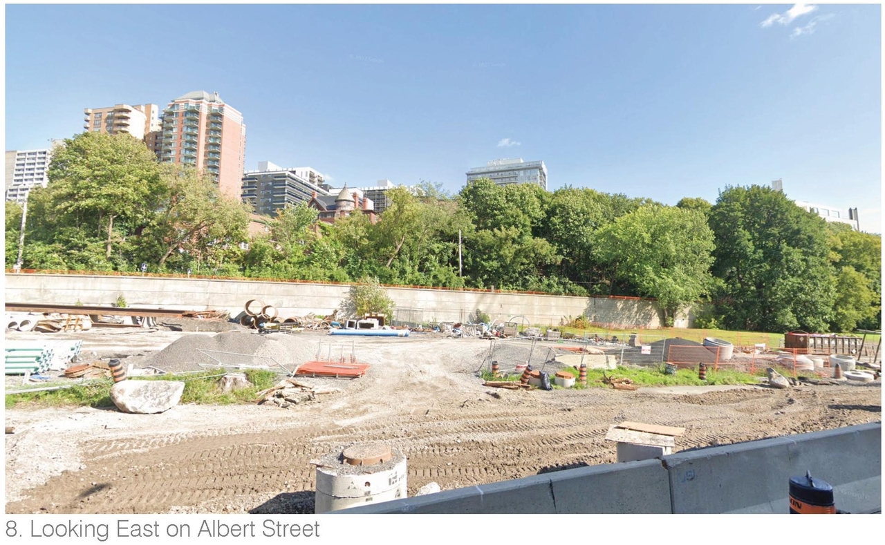 Construction site plan for project from page 15 of the file '2025-11-26 - UDRP Report - D02-02-24-0079'