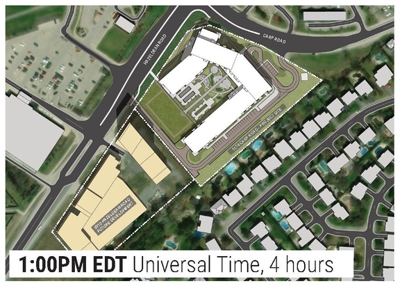 Construction site plan for project from page 23 of the file '2025-03-13 - UDRP Report - D02-02-24-0086'