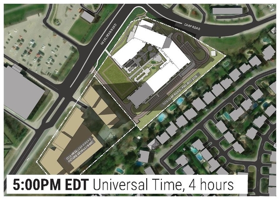 Construction site plan for project from page 23 of the file '2025-03-13 - UDRP Report - D02-02-24-0086'
