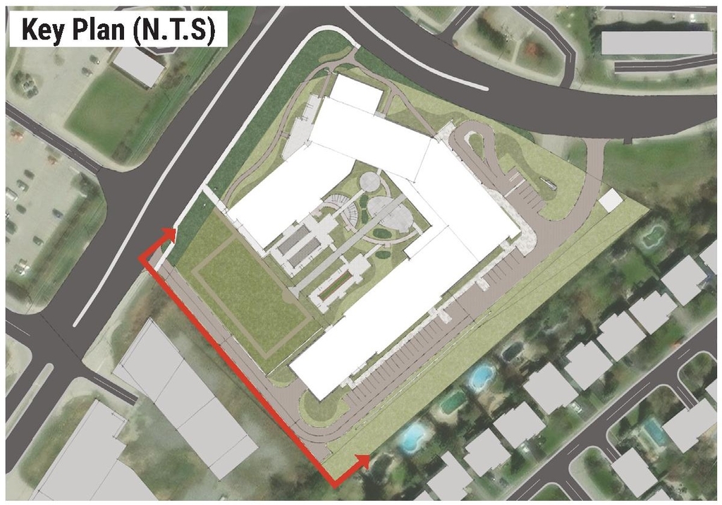 Construction site plan for project from page 26 of the file '2025-03-13 - UDRP Report - D02-02-24-0086'