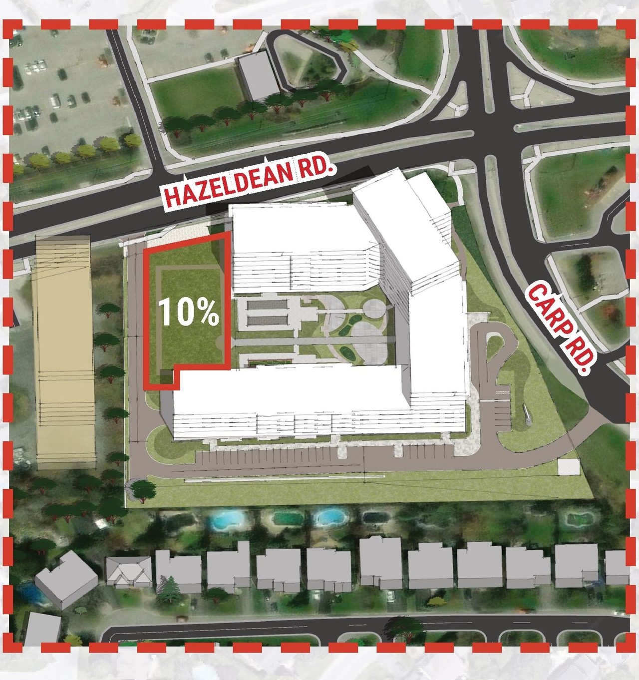 Construction site plan for project from page 28 of the file '2025-03-13 - UDRP Report - D02-02-24-0086'