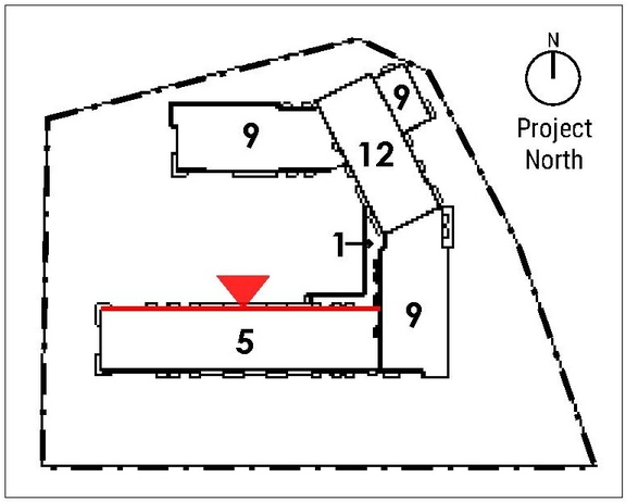 Construction site plan for project from page 62 of the file '2025-03-13 - UDRP Report - D02-02-24-0086'